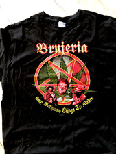 Brujeria Embroidered T-shirt 2xl XXL Sepultura Pentagram fear factory carcass