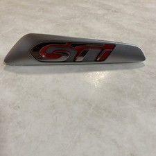 USED Silver /Red GTi  Badge no 10010816