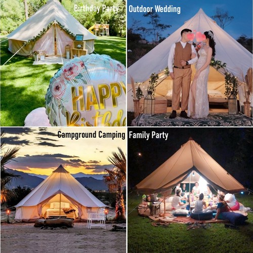Outdoor canvas bell tent - canvas,