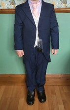 Charles Class Tailsuit Boys Age 6 Years Tailcoat Morning Suit Navy