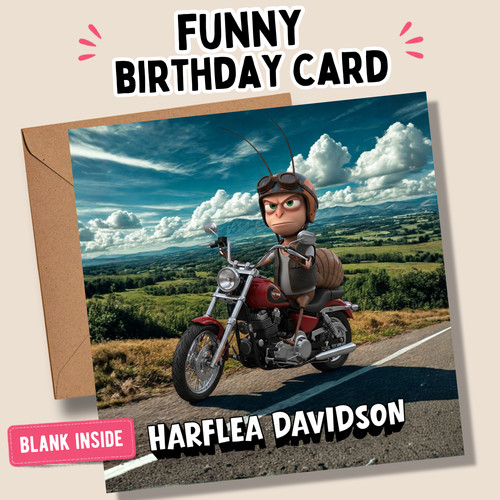 Funny harley davidson birthday - funny,
