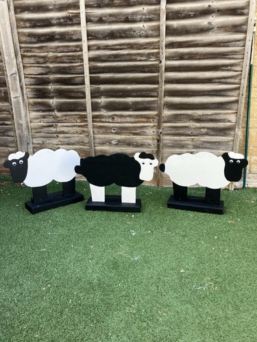 Three sheep show jump - show, fillers