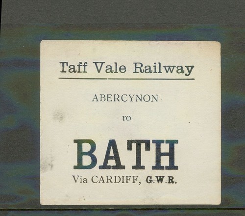 Taff vale railway - vale, (tvr)