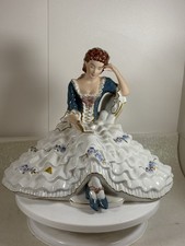 Vtg Royal Dux Bohemia Seated