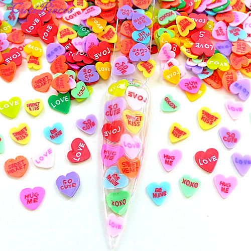 Fimo clay heart - clay, love