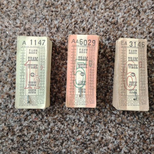 Last tram ticket sets