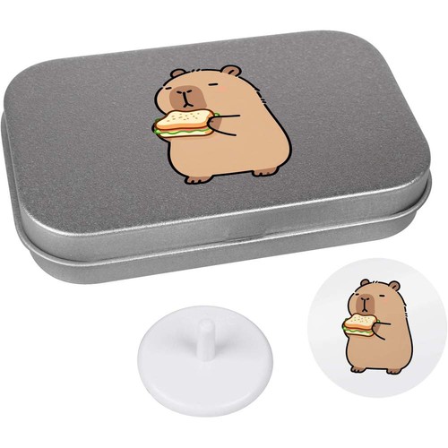 Capybara with sandwich golf - with, sandwich'