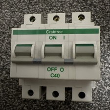 Crabtree Polestar MCB 40 Amp