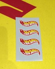 Hot Wheels Logo X4 60mm  Car Bike Van Sticker , FREE POST