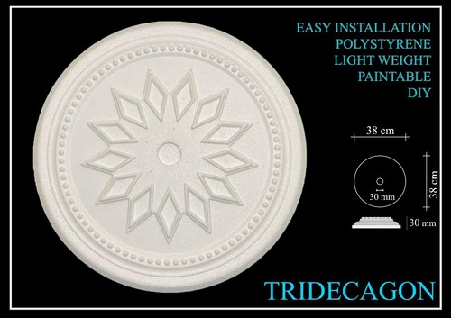Ceiling rose polystyrene easy - ceiling,