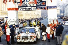 Stig Blomqvist is interviewed