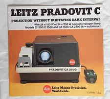 Leitz Pradovit C,  8 x 8 In