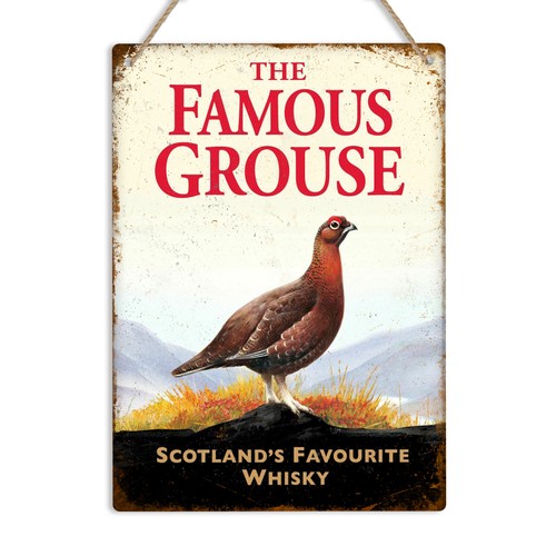 Famous grouse vintage - famous, retro