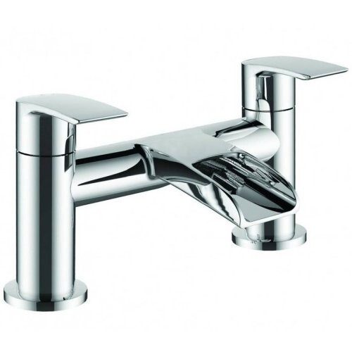Deck mounted waterfall bath - deck,