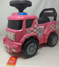Ride On Fire Truck 500mm Long 250mm From Floor To Seat Sturdy Design MT6