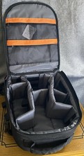 Dura Gadget Camera Rucksack Bag Backpack Black. Padded Inserts. Rain Cover. VGC