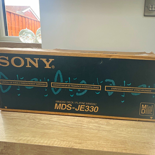 Sony mds je330 - sony, mds-je330