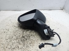 RENAULT CLIO WING MIRROR FRONT LEFT PASSENGER SIDE IN BLACK MK4 2012 - 2020