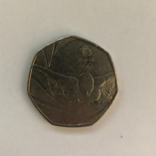 Rare fifty 50p coin olympics - 50p,