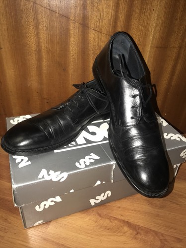 Step2wo black leather lace - black, up