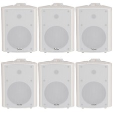 6x 90W White Wall Mounted