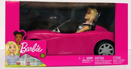 Barbie convertible car doll - barbie,