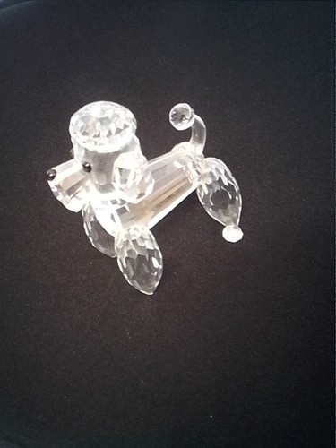 Swarovski crystal clear poodle - clear,