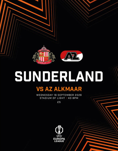 Programme sunderland v - programme, :