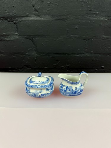 Spode blue italian - blue, miniature