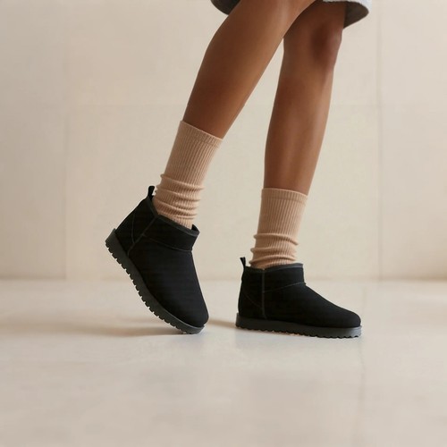 Women winter snow boots faux - women's,