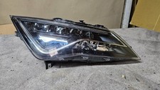FITS SEAT LEON LED HEADLIGHT RIGHT HAND HEADLAMP DRIVER SIDE 2017-20