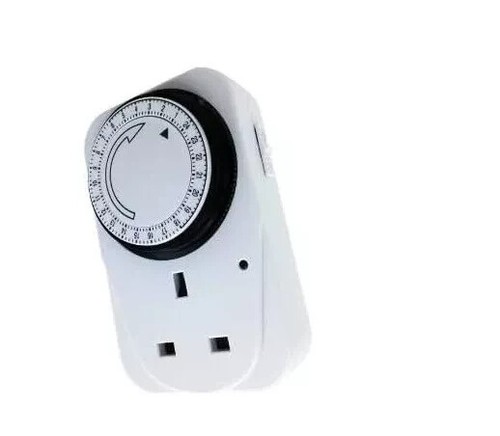 Hour mechanical mains plug - hour,