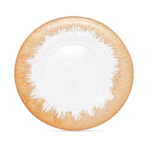Glass charger plates wedding - glass,