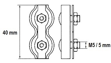 Galvanised duplex wire rope - galvanised,