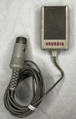 Vintage grundig microphone - microphone, w/