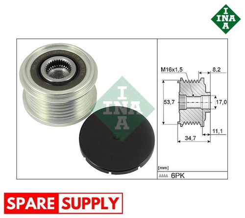 Alternator freewheel clutch - freewheel,