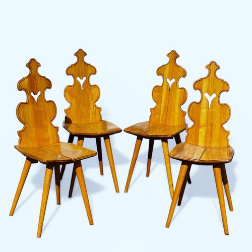 Vintage set elm dining - set,