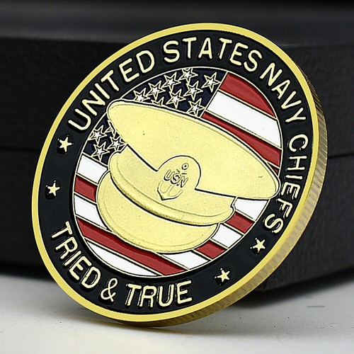 Navy chiefs challenge - navy, coin