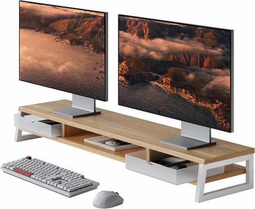 Monitor stand with pc - 2,