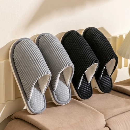 Men warm plush - men's, slippers