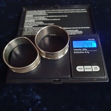 Antique x2 Solid Silver