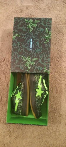 Real green snake - cameo, bape