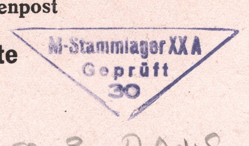 Germany ww2 pow - pow, mail