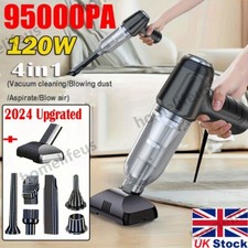 Powerful Car Vacuum Cleaner Cordless Wet/Dry Strong Suction Handheld 95000PA UK