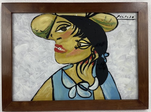 Pablo picasso oil cardboard - pablo,