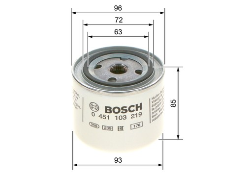 Bosch oil filter volvo - oil,
