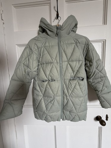Zara puffer jacket green sage - zara,