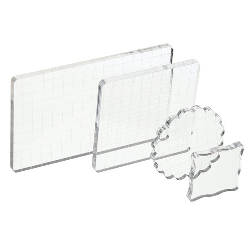 Acrylic stamp block pack - block,