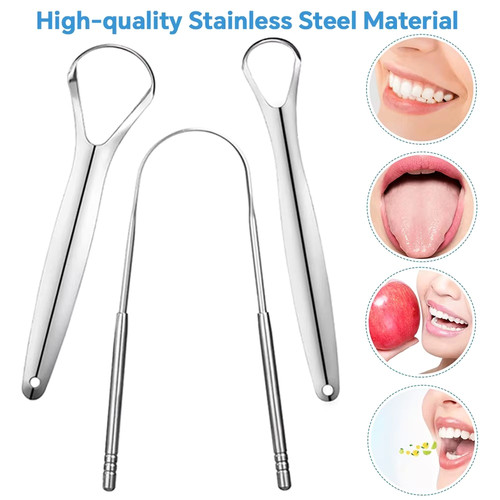 Stainless steel tongue - stainless, cleaner