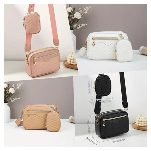 With mini hanging purse - with,
